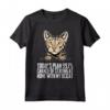 Today's Planchance of Staying at Home with My Ocicat - Funny Cat Lover T-shirt - Ideal Gift for Ocicat Owners