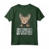 Today's Planchance of Staying at Home with My Ocicat - Funny Cat Lover T-shirt - Ideal Gift for Ocicat Owners