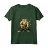 Donna Samurai Gatto Giapponese Kawaii Ninja Ocicat Cat - Maglietta con Collo a V - Perfetta per Appassionati di Gatti e Arti Marziali