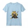 Donna Samurai Gatto Giapponese Kawaii Ninja Ocicat Cat - Maglietta con Collo a V - Perfetta per Appassionati di Gatti e Arti Marziali