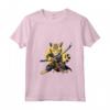 Donna Samurai Gatto Giapponese Kawaii Ninja Ocicat Cat - Maglietta con Collo a V - Perfetta per Appassionati di Gatti e Arti Marziali