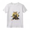 Donna Samurai Gatto Giapponese Kawaii Ninja Ocicat Cat - Maglietta con Collo a V - Perfetta per Appassionati di Gatti e Arti Marziali
