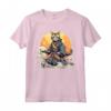 Ocicat Cat Giapponese Samurai Kawaii Ninja Cat Maglietta - Design Fashion Unico - Acquista online