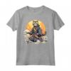 Ocicat Cat Giapponese Samurai Kawaii Ninja Cat Maglietta - Design Fashion Unico - Acquista online