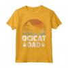 Cad Owner Dad - Retro Ocicat Dad Maglietta per Proprietari di Gatti - Ideale per Allevatori e Amanti dei Gatti