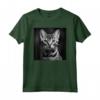 Fotografia Cinematografica in Bianco e Nero Ocicat Cat - Maglietta Gatto Vintage per Amanti dei Gatti - Ideale per Regali Unici