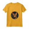 Ocicat - Maglietta Design Artistico con Collo a V e Stampa Vetro Colorato - Ideale per Amanti dei Gatti e dell'Arte