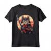 Gatto Giapponese Ninja Kawaii Ocicat Samurai - Maglietta Unica per Amanti della Cultura Giapponese e dei Gatti