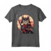 Gatto Giapponese Ninja Kawaii Ocicat Samurai - Maglietta Unica per Amanti della Cultura Giapponese e dei Gatti