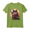 Gatto Giapponese Ninja Kawaii Ocicat Samurai - Maglietta Unica per Amanti della Cultura Giapponese e dei Gatti