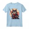 Gatto Giapponese Ninja Kawaii Ocicat Samurai - Maglietta Unica per Amanti della Cultura Giapponese e dei Gatti