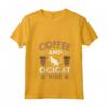 Donna Cat Owner & Barista Motif - Coffee & Ocicat Cat Maglietta con Collo a V - Design unico per gli amanti dei gatti Ocicat e del caffè