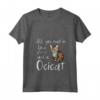Donna All You Need Is Love And A Ocicat Cat - Maglietta con Collo a V per Amanti dei Gatti - Ideale come Regalo per Proprietari di Gatti Ocicat