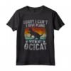 Sorry I Can't I Have Plans With My Ocicat Cat Maglietta - Design Carino per Proprietari di Gatti Ocicat - Regalo Unico per Amanti dei Gatti