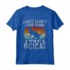 Sorry I Can't I Have Plans With My Ocicat Cat Maglietta - Design Carino per Proprietari di Gatti Ocicat - Regalo Unico per Amanti dei Gatti