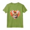 HapTiger Maglietta Ocicat Cat Love - Ideale per gli Amanti dei Gatti e Proprietari di Ocicat Cat