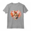 HapTiger Maglietta Ocicat Cat Love - Ideale per gli Amanti dei Gatti e Proprietari di Ocicat Cat