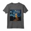 Ocicat Cat Starry Night - Maglietta Love per Amanti degli Ocicat Cat - Ideale per Regalo di Compleanno