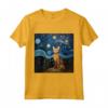 Ocicat Cat Starry Night - Maglietta Love per Amanti degli Ocicat Cat - Ideale per Regalo di Compleanno