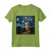 Ocicat Cat Starry Night - Maglietta Love per Amanti degli Ocicat Cat - Ideale per Regalo di Compleanno