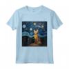 Ocicat Cat Starry Night - Maglietta Love per Amanti degli Ocicat Cat - Ideale per Regalo di Compleanno