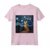 Ocicat Cat Starry Night - Maglietta Love per Amanti degli Ocicat Cat - Ideale per Regalo di Compleanno