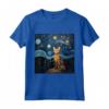 Ocicat Cat Starry Night - Maglietta Love per Amanti degli Ocicat Cat - Ideale per Regalo di Compleanno