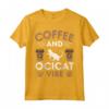 Cat Owner & Barista Motif - Coffee & Ocicat Cat Maglietta - Design Unico per Amanti dei Gatti Ocicat - Caffè e Ocicat Vibe