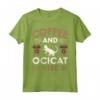 Cat Owner & Barista Motif - Coffee & Ocicat Cat Maglietta - Design Unico per Amanti dei Gatti Ocicat - Caffè e Ocicat Vibe