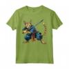 Gatto Giapponese Ninja Kawaii Ocicat Samurai Maglietta - Design Unico per Appassionati di Gatti e Cultura Giapponese