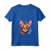 Donna Splash Art Colorato con Faccia di Gatto Ocicat Maglietta - Design Unico per Amanti dei Gatti - Acquista Online