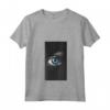 Donna Monocromo Diseño de Ojos Iris Blu - Maglietta Artistica con Collo a V - Guarda Oltre il Visibile
