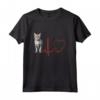 Ojos Azules Cat Heartbeat ECG Divertente per gli Amanti dei Gatti - Felpa con Cappuccio Ideale per Compleanno, Natale o San Valentino