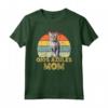 Ojos Azules Cat Mom - T-shirt Retro Vintage Divertente per gli Amanti dei Gatti - Ideale per Compleanno, Natale, San Valentino o Festa del Gatto