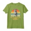 Ojos Azules Cat Mom - T-shirt Retro Vintage Divertente per gli Amanti dei Gatti - Ideale per Compleanno, Natale, San Valentino o Festa del Gatto