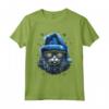 Ojos Azules Cat Christmas Graphic Tee per Uomo Donna - Maglietta Divertente Vintage per Natale o Tutto l'Anno