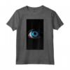 Monocromo Diseño de Ojos Iris Azul - Maglietta con Design Artistico - Ideale per Gli Amanti dell'Arte