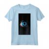 Monocromo Diseño de Ojos Iris Azul - Maglietta con Design Artistico - Ideale per Gli Amanti dell'Arte