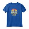 Ojos Azules Cat Dad - T-shirt Retro Vintage Divertente per gli Amanti dei Gatti - Ideale per Compleanno, Natale o Festa del Gatto