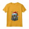Ojos Azules Cat Christmas Graphic Tee - Maglietta Natale Divertente Uomo Donna - Regalo di Natale Unico