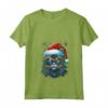 Ojos Azules Cat Christmas Graphic Tee - Maglietta Natale Divertente Uomo Donna - Regalo di Natale Unico