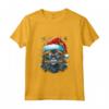 Ojos Azules Cat Christmas Graphic Tee - Maglietta Grafica Natale per Uomo Donna - Regalo Divertente per Gli Amanti dei Gatti