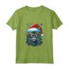 Ojos Azules Cat Christmas Graphic Tee - Maglietta Grafica Natale per Uomo Donna - Regalo Divertente per Gli Amanti dei Gatti