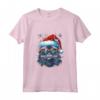 Ojos Azules Cat Christmas Graphic Tee - Maglietta Grafica Natale per Uomo Donna - Regalo Divertente per Gli Amanti dei Gatti