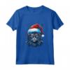 Ojos Azules Cat Christmas Graphic Tee - Maglietta Grafica Natale per Uomo Donna - Regalo Divertente per Gli Amanti dei Gatti