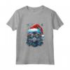 Ojos Azules Cat Christmas Graphic Tee - Maglietta Grafica Natale per Uomo Donna - Regalo Divertente per Gli Amanti dei Gatti