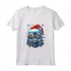 Ojos Azules Cat Christmas Graphic Tee - Maglietta Grafica Natale per Uomo Donna - Regalo Divertente per Gli Amanti dei Gatti