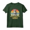 Ojos Azules Cat Mom - T-shirt Retro Vintage Divertente per gli Amanti dei Gatti - Regalo Unico per Compleanno, Natale, San Valentino o Festa del Gatto