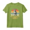 Ojos Azules Cat Mom - T-shirt Retro Vintage Divertente per gli Amanti dei Gatti - Regalo Unico per Compleanno, Natale, San Valentino o Festa del Gatto
