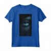 Minimalista Ojo Gráfico Ojo Azul - Maglietta Design Artistico - Ideale per Amanti dell'Arte e della Moda